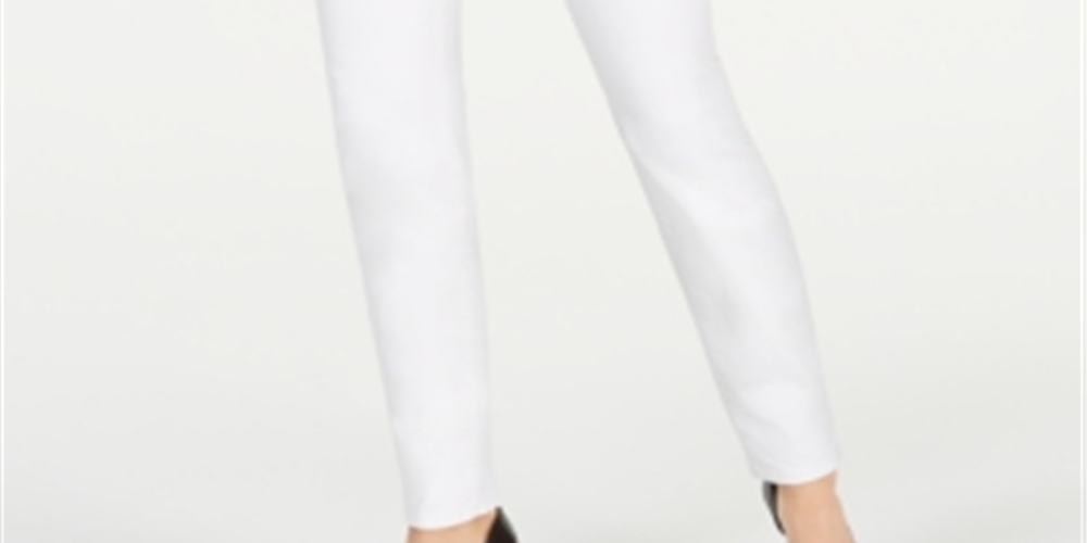 INC International Concepts Women's Skinny Jeans White  Size 2 Petite