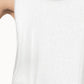 JM Collection Women's White Scoop-Neck Tank Top Size Petite S/M