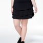 ID Ideology Women's Ruffled Skort Black Size 3X