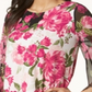 Alfani Women's Lace Trim Bubble Hem Blouse Pink Size X-Large
