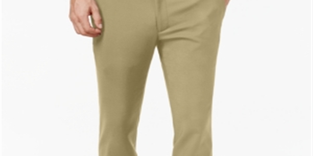 Alfani Men's Stretch Stretch Pants Brown Size 34X32