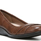 Lifestride Women's Loyal Ballerina Flats Brown Size 8.5 M