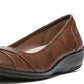 Lifestride Women's Loyal Ballerina Flats Brown Size 8.5 M