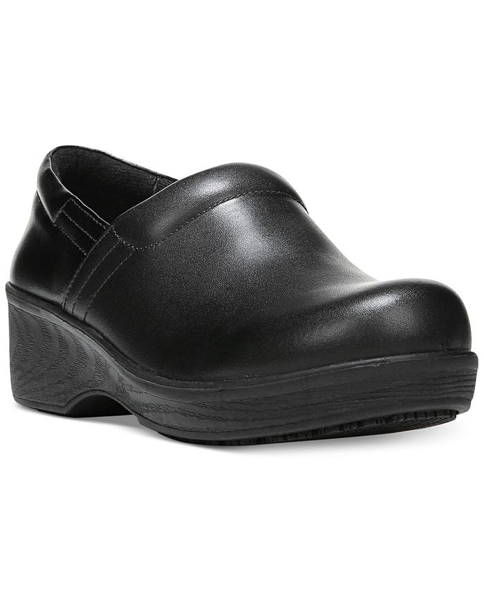 Dr. Scholl's Women's Dynamo Slip Resistant Work Clogs Black Size 10 M