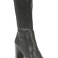 Franco Sarto Women's Kolette Block Heel Tall Boots Black Size 9 M