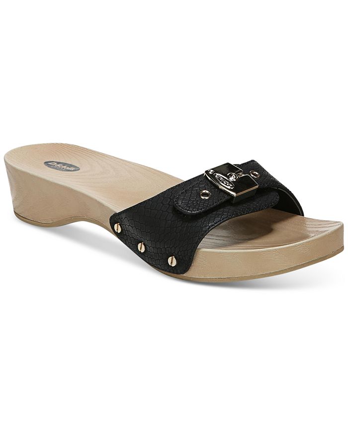 Dr. Scholl's Women's Classic Slide Sandals Black Size 9 M