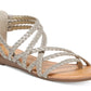 Carlos By Carlos Santana Women's Amara Strappy Sandals Brown Size 10 M