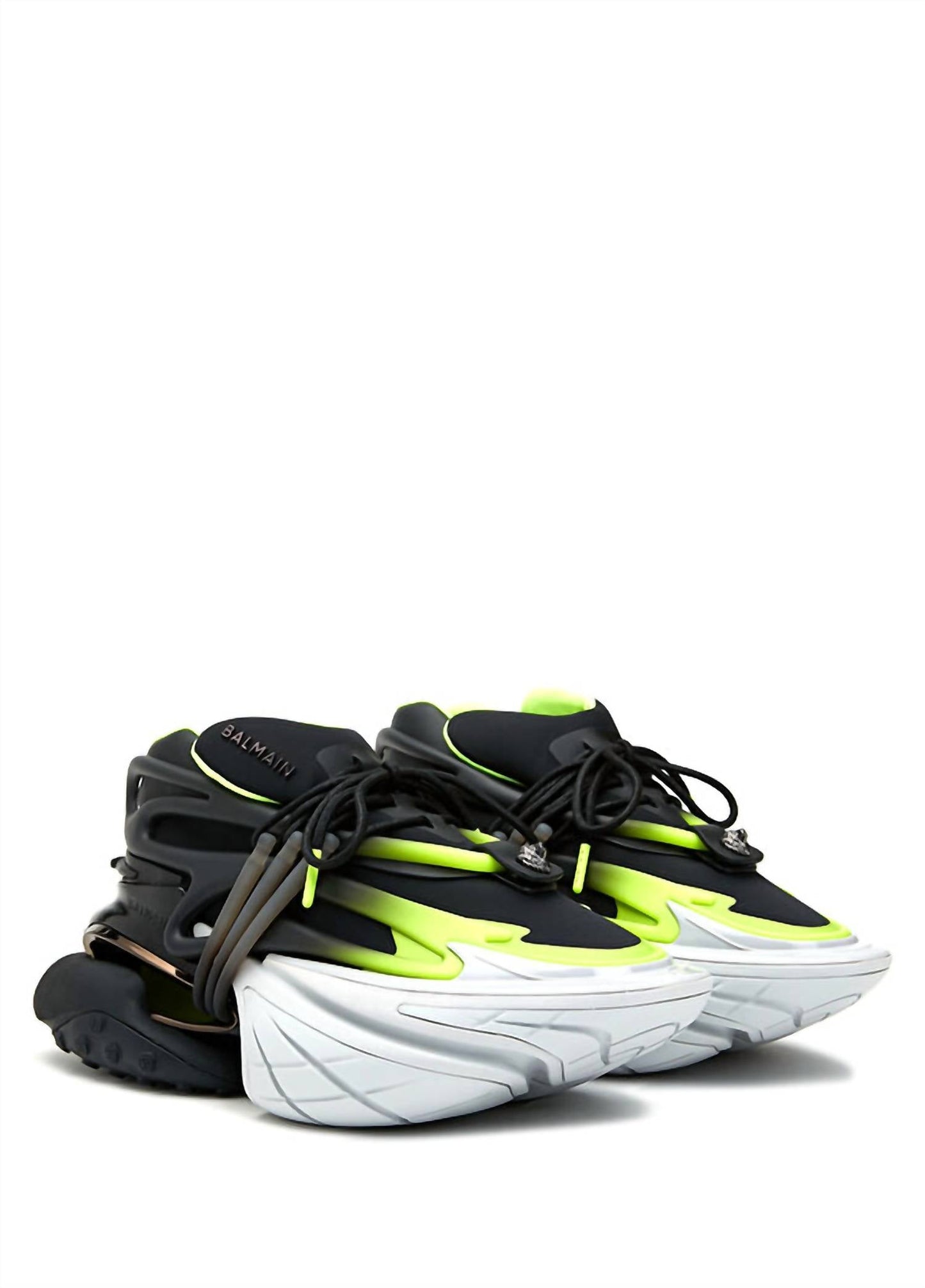 Balmain - Men's Unicorn Low-top Neoprene & Leather Chunky Sneakers