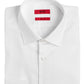 Hugo Boss Men's Slim Fit Solid Cotton Dress Shirt White Size 17