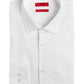 Hugo Boss Men's Slim Fit Solid Cotton Dress Shirt White Size 17