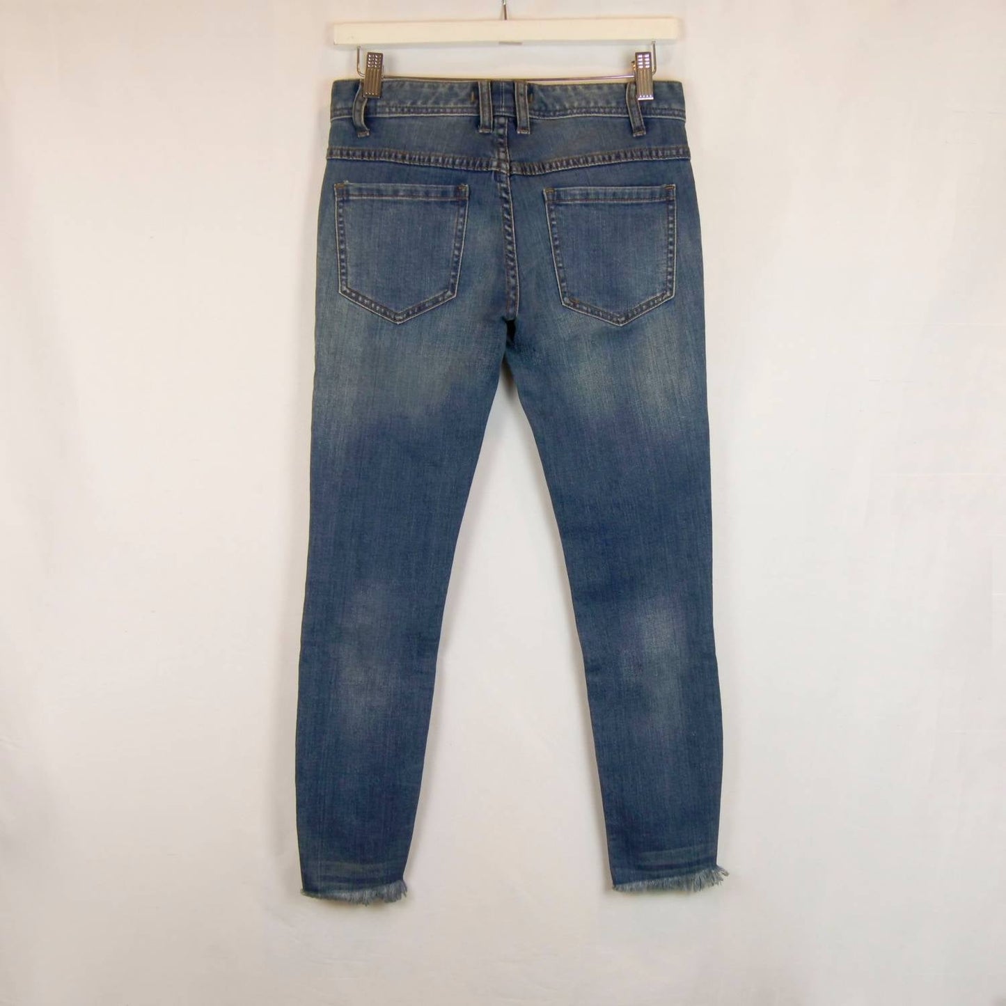 Free People - Ripped Cropped Jeans