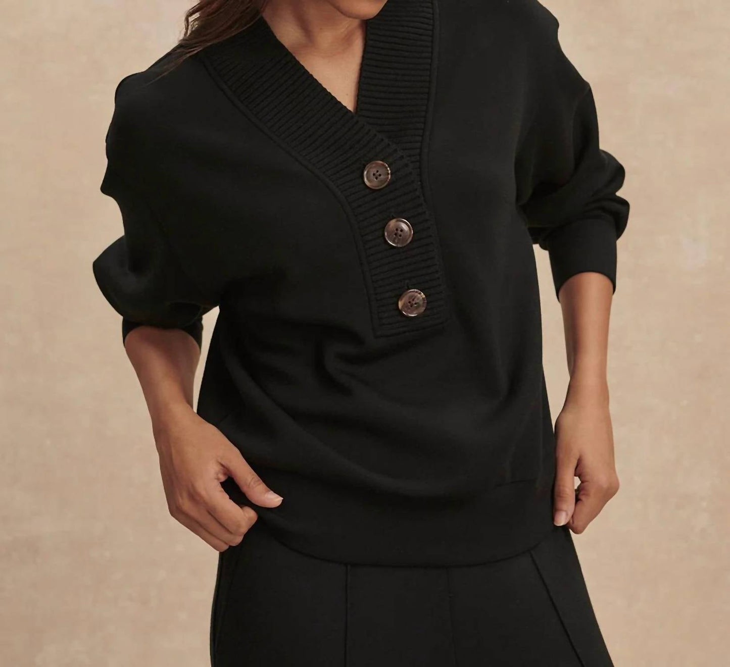 Varley - Lucine Button Front Sweater