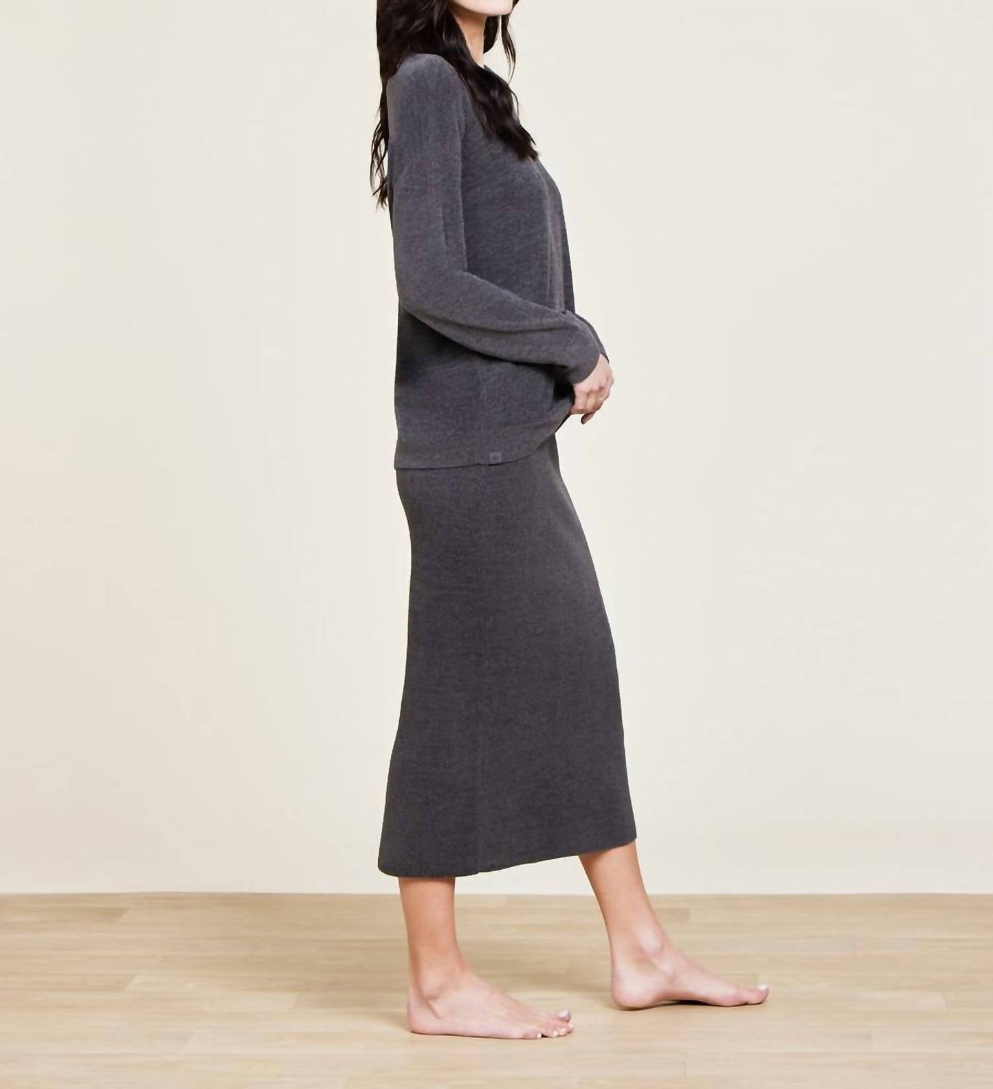 Barefoot Dreams - Cozy Chic Ultra Lite Ribbed Midi Skirt