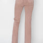 Risen - Jazlyn High Rise Tummy Control Raw Hem w/Side Slit Stright