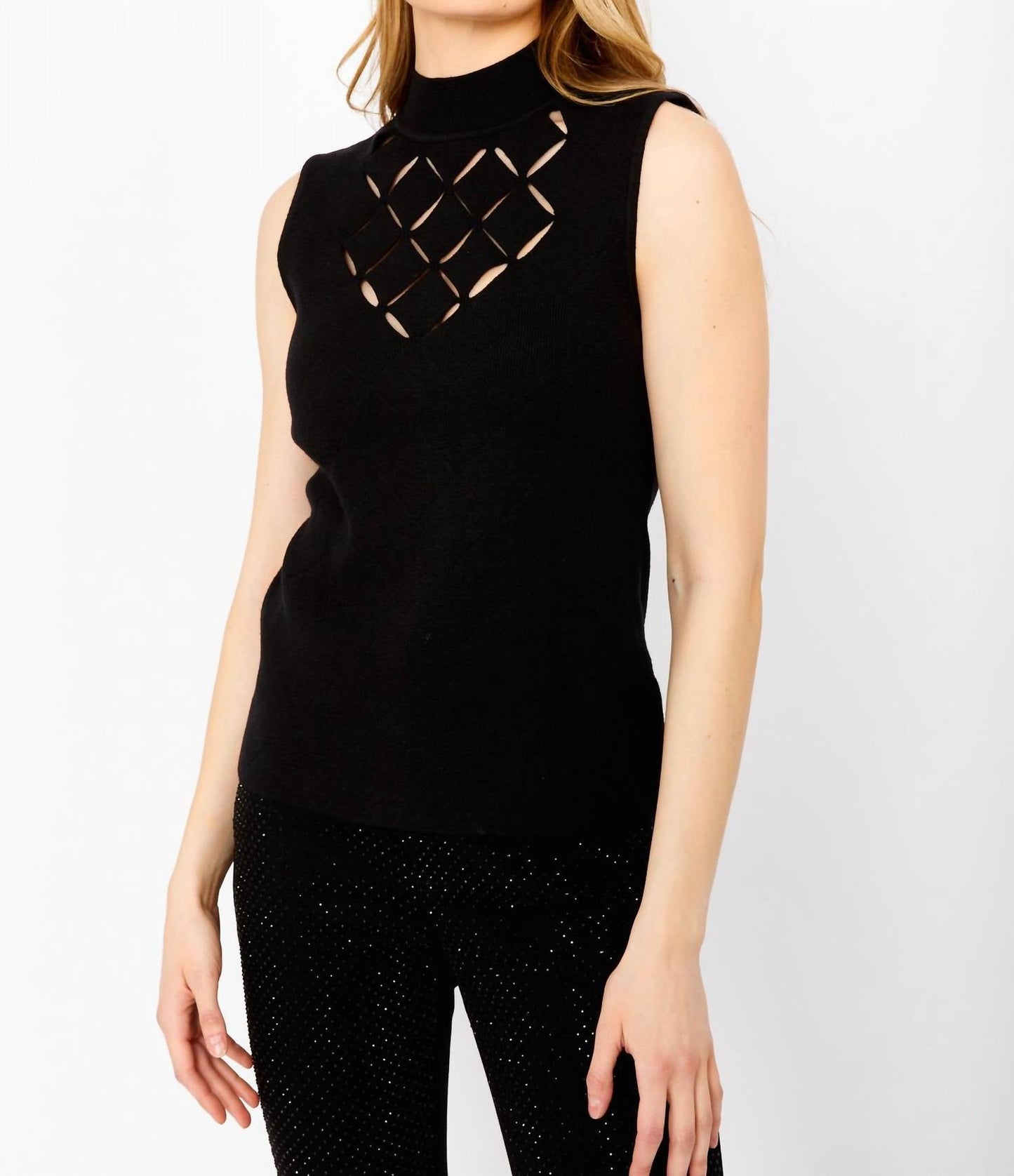 Frank Lyman - High Neck Sleeveless Top