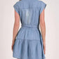 Elan - Denim Button Down Dress