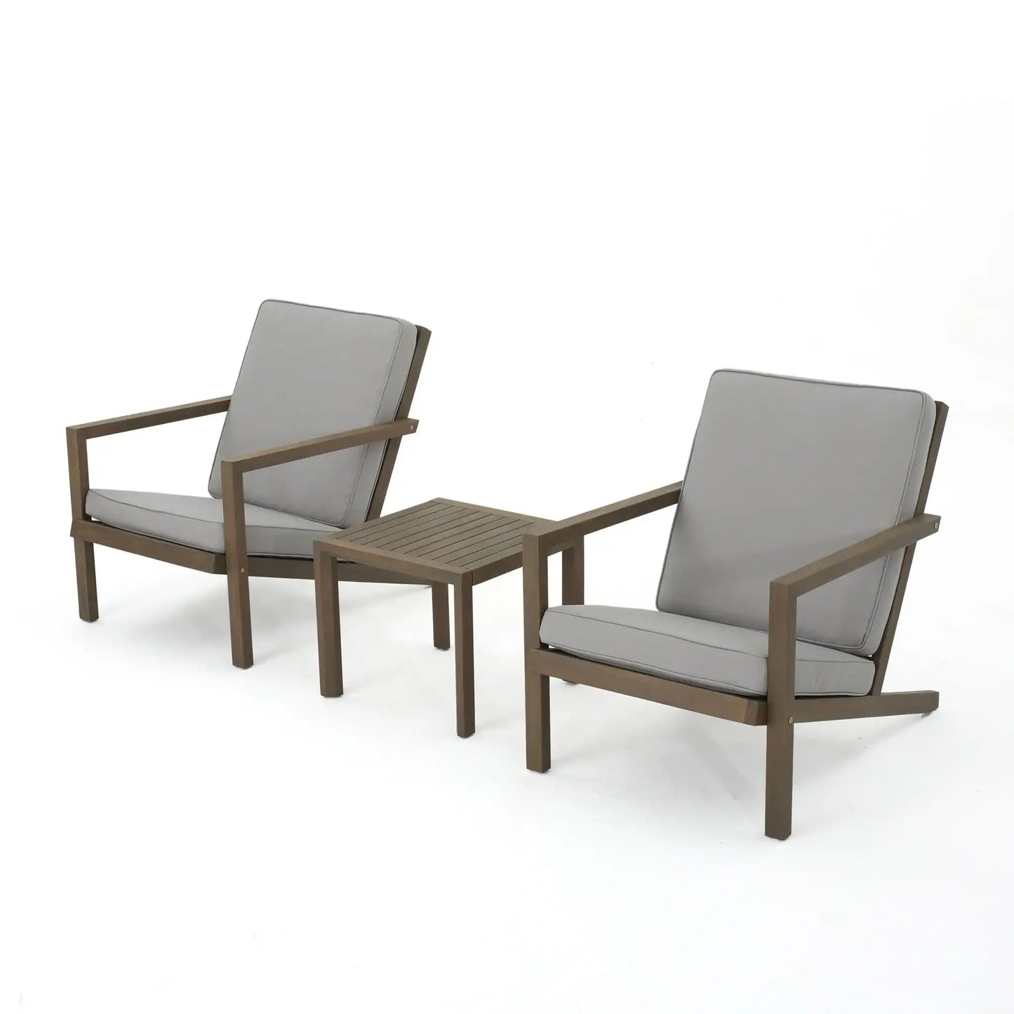 Celestaria 3 Piece Outdoor Chat Set with Adirondack Chairs