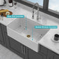 Single Bowl Apron Front Kitchen Sink - White