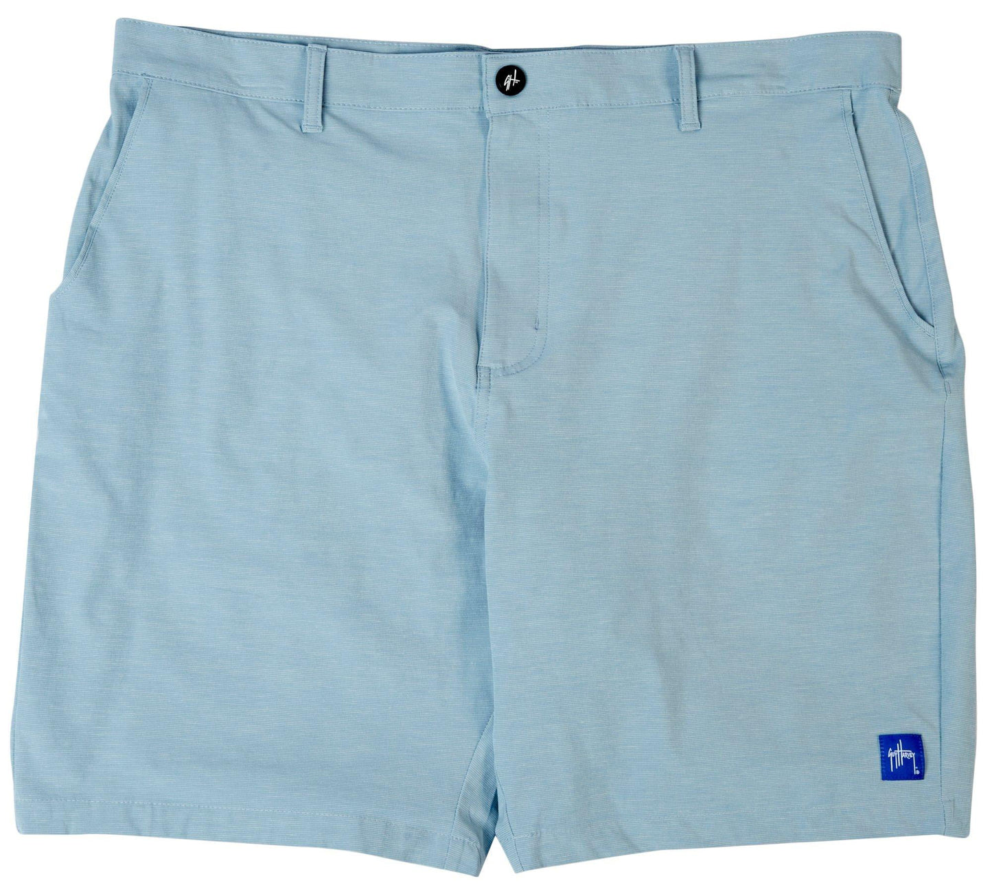 Guy Harvey Men's 9 Hybrid Performance Walking Short Blue Size 36