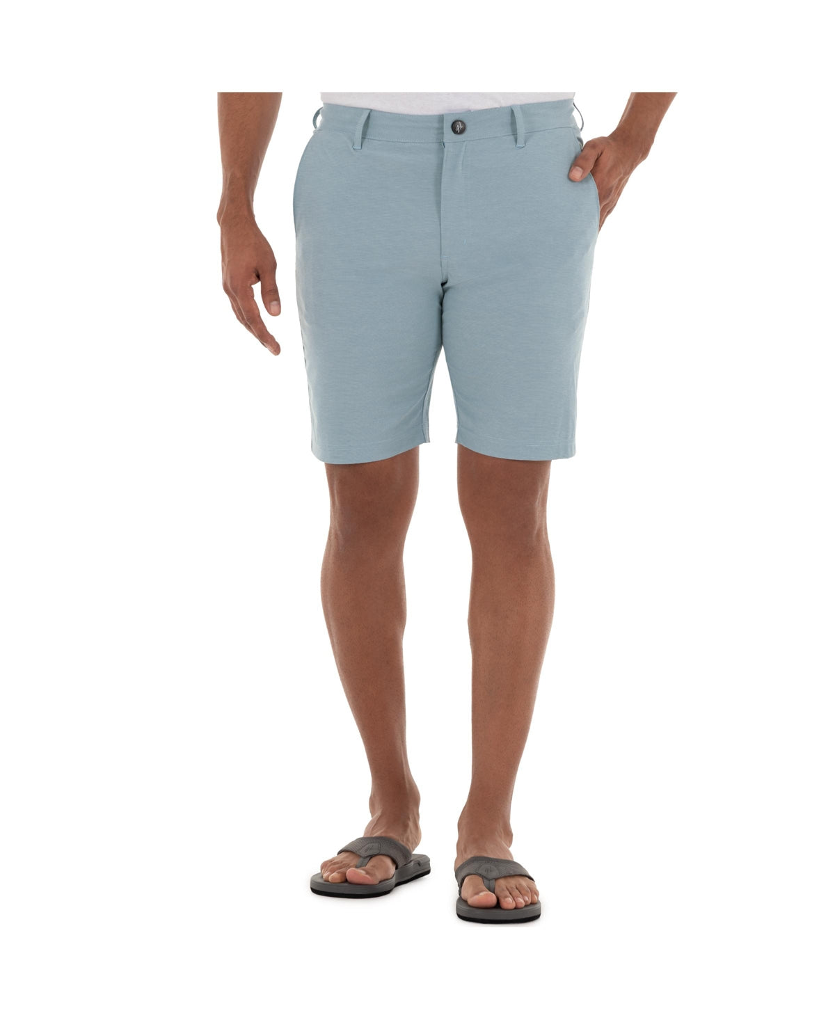 Guy Harvey Men's 9 Hybrid Performance Walking Short Blue Size 36