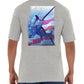 Guy Harvey Men's Swords & Stars Logo Graphic T-Shirt Gray Size Small