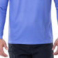 Guy Harvey Men's Moisture Wicking Upf 50 Logo Graphic Long Sleeve T-Shirt Blue Size Large