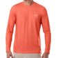 Guy Harvey Men's Moisture Wicking Upf 50 Logo Graphic T-Shirt Orange Size Medium