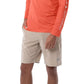 Guy Harvey Men's Moisture Wicking Upf 50 Logo Graphic T-Shirt Orange Size Medium