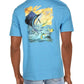 Guy Harvey Men's Short Sleeve Graphic T-Shirt Blue Size Medium