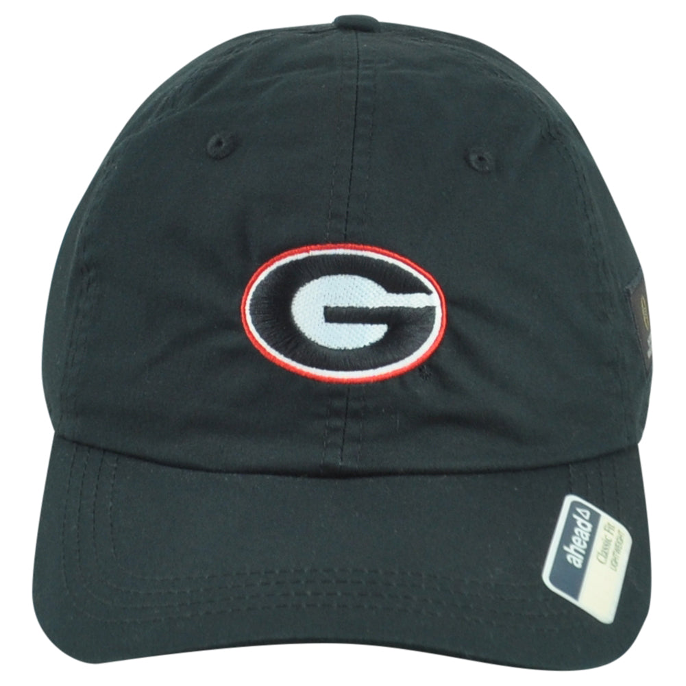NCAA Ahead Georgia Bulldogs Playoff Adjustable Classic Curved Bill Adult Hat Cap