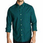 Nautica Men's Sail Navtech Wrinkle Resistant Plaid Shirt Green Size X-Large