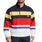 Nautica Men's Stand Collar Quarter Zip Stripe Sweatshirt Blue Size XX-Large