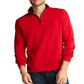 Nautica Men's Big & Tall Navtech Quarter Zip Sweater Red Size 4X-Large