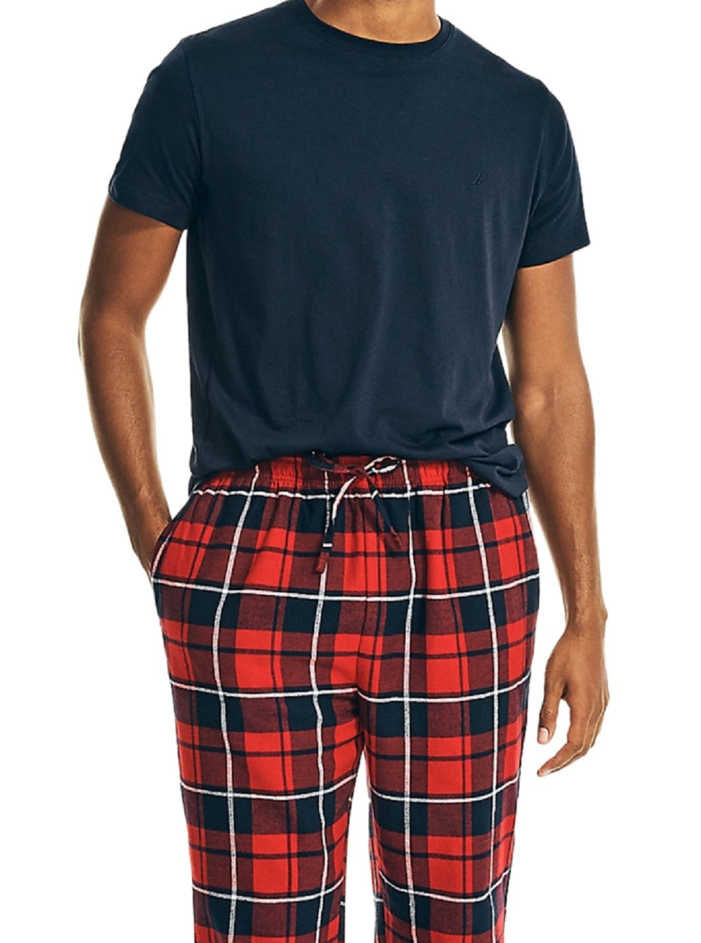 Nautica Men's Flannel Pajama Set Blue Size X-Large