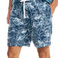 Nautica Men's Classic Fit Sea Floral Print Cotton Sleep Shorts Blue Size X-Large