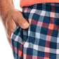 Nautica Men's Classic-Fit Plaid Cotton Sleep Shorts Blue Size XL