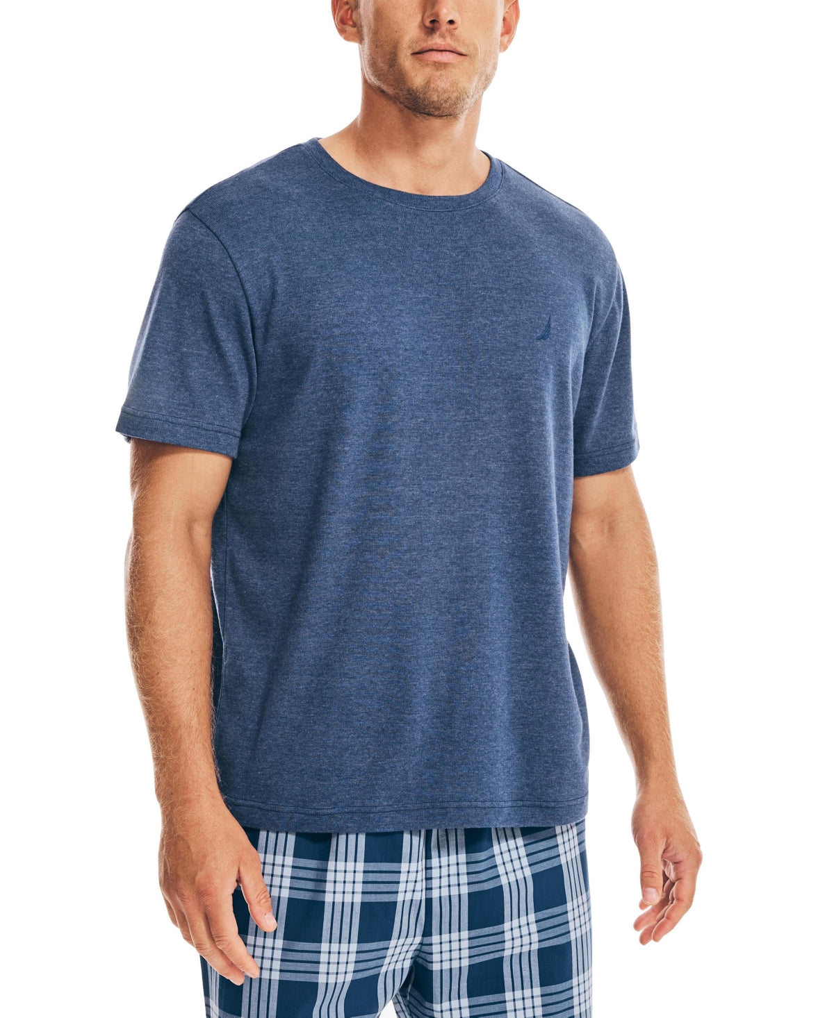 Nautica Men's J Class Sleep T-Shirt Blue Size X-Large