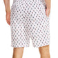 Nautica Men's Classic Fit Cotton Poplin Sleep Shorts White Size Medium