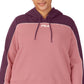Fila Women's Vigor Colorblocked Long Sleeve Hoodie Red Size 1X