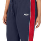 Fila Women's Vigor Mid Rise Colorblocked Fleece Joggers Blue Size 3X