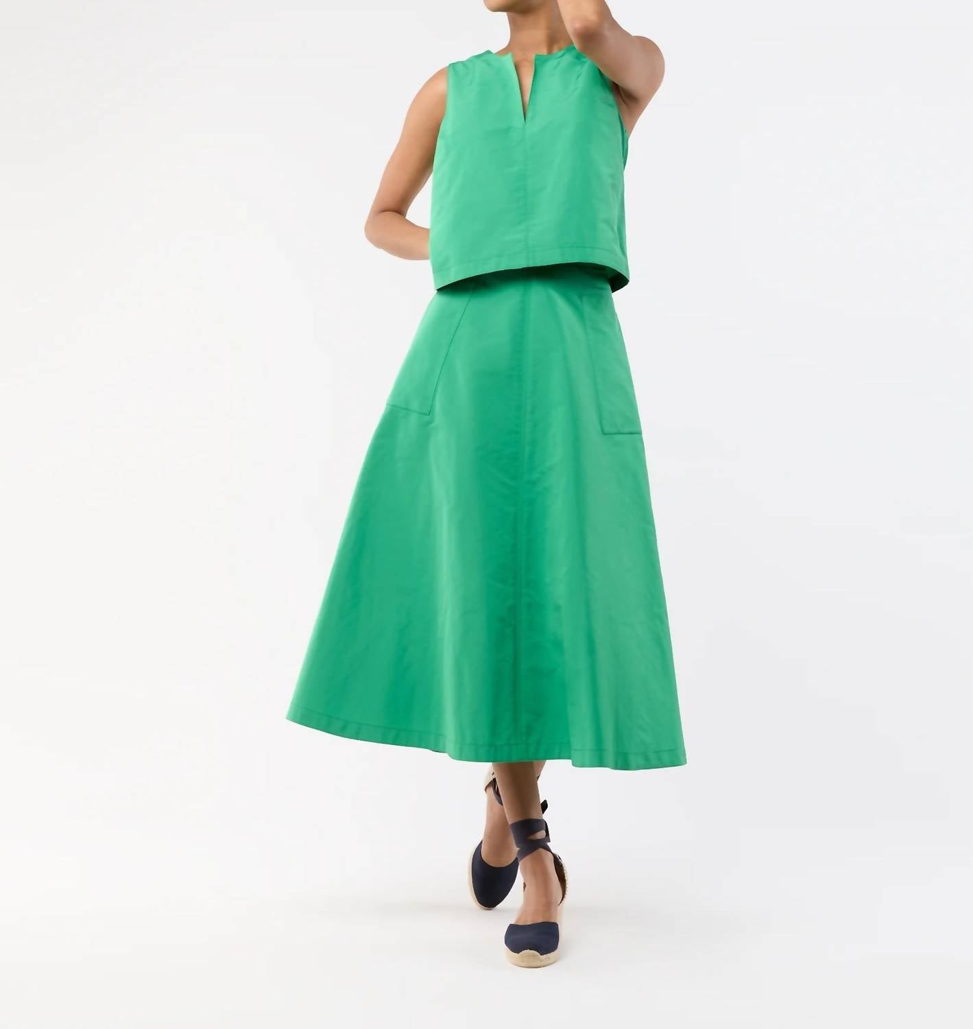 Ann Mashburn - Split-Neck Gia Shell Top