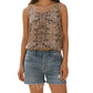 3X1 - Stripped Shelter Distressed Denim Shorts