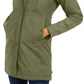 Fjällräven Women's Kiruna Water Resistant Parka Green Size X-Large