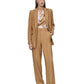 DKNY Petite Long Sleeve One Button Blazer Whiskey