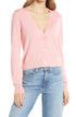 halogen-fitted-v-neck-cardigan-pink-flamingo