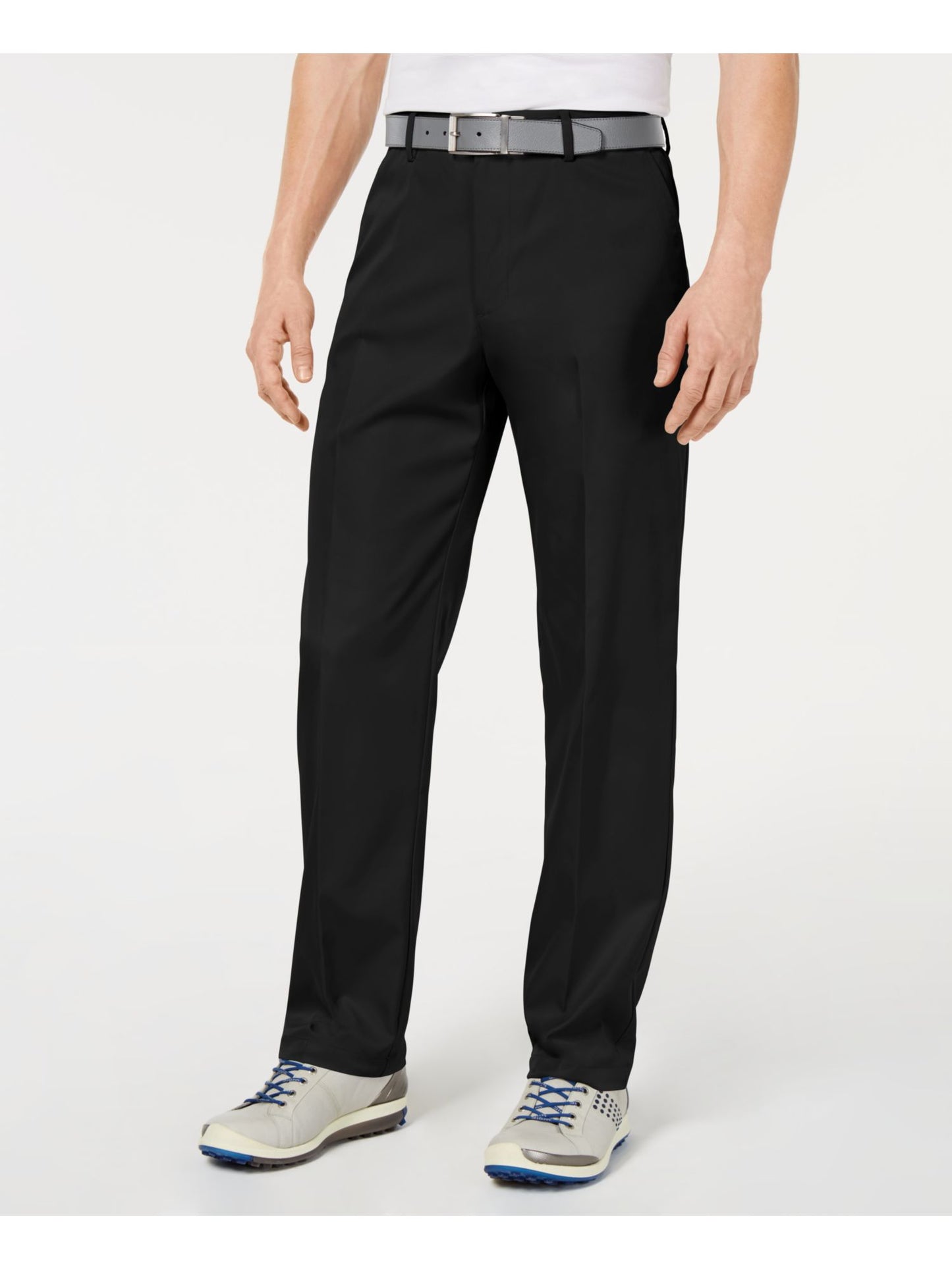 Attack Life By Greg Norman Men's Button Fly Stretch Work Pants Black Size 38X32
