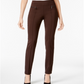 Style & Co Women's Rich Truffle Pull on Skinny Pants Brown Size XX-Large