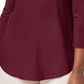 JM Collection Women's Scoop Neck Top Red Size Petite X-Large