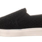Material Girl Women's Meidyth Round Toe Slip On Fashion Sneakers Black Size 8.5 M