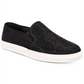 Material Girl Women's Meidyth Round Toe Slip On Fashion Sneakers Black Size 8.5 M